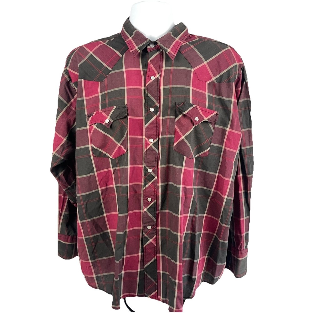 Vintage Western Shirt Mens 2XL Youngbloods Striped Pearl Snap Cowboy Retro